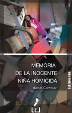 Portada de Memoria de la inocente niña homicida (Ebook)