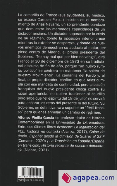 Arias Navarro y la reforma imposible (1973-1976)