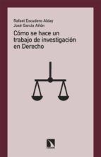 Portada de Cómo se hace un trabajo de investigación en Derecho (Ebook)