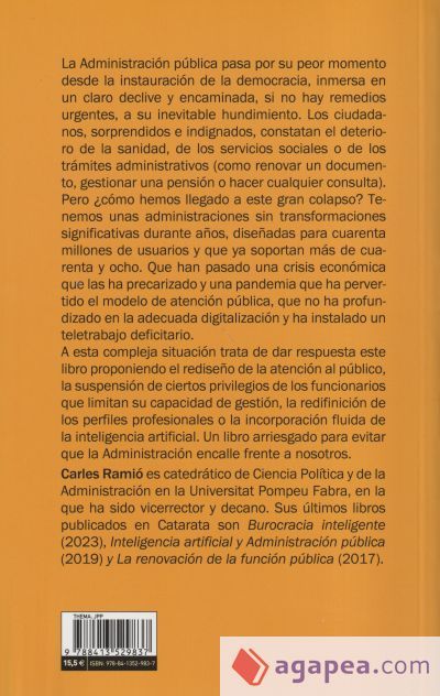 El colapso de la Administraci&oacute;n en Espa&ntilde;a