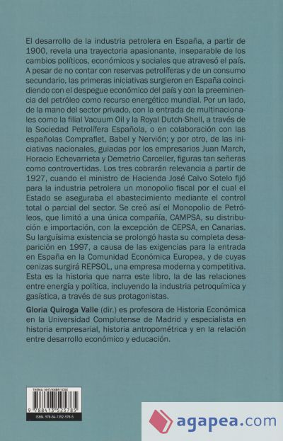 Energía y política: Una historia del petróleo en España