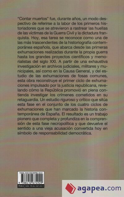 Exhumar en guerra: La investigaci&oacute;n judicial y forense republicana de las muertes en la retaguardia (1936-1939)