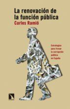 Portada de La renovaci&oacute;n de la funci&oacute;n p&uacute;blica (Ebook)