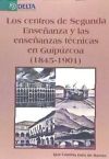 Los centros de segunda enseñanza y las enseñanzas en Guipúzcoa (1845-1901)