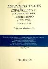 Los intelectuales españoles y el naufíagio del liberalismo (1923-1936). Volumen II