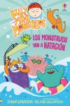 Los monstruos van a natación