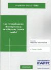 Los reconocimientos de complacencia en el Derecho Común español