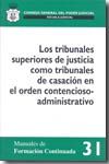 Los tribunales superiores de justicia como tribunales de casación en el orden contencioso-administrativo