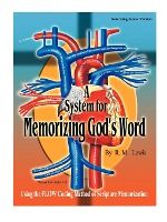 Portada de A System for Memorizing Godâ€™s Word