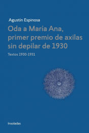 Portada de Oda a Maria Ana, primer premio de axilas sin depilar de 1930