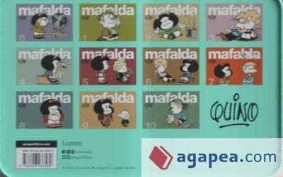 COLECCION MAFALDA 11 TOMOS EN UNA LATA EDICION LIMITADA