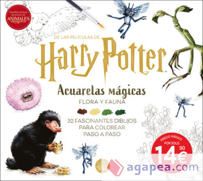 HARRY POTTER. ACUARELAS MAGICAS: FLORA Y FAUNA