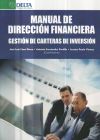 MANUAL DE DIRECCION FINANCIERA . GESTION DE CARTERAS DE INVERSION