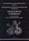 MANUSCRITOS E IMPRESOS DEL CONVENTO DE LA ENCARNACION DE MADRID, VOL.III. CATALOGO REAL BIBLIOTECA TOMO XIV