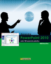 Portada de Aprendre PowerPoint 2010 amb 100 exercicis pràctics