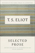 Portada de Selected Prose of T.S. Eliot