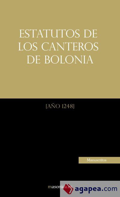 Estatutos de los Canteros de Bolonia (Ebook)