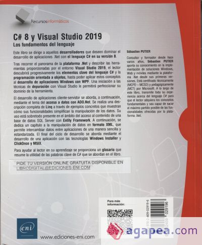 C# 8 Y VISUAL STUDIO 2019 LOS FUNDAMENTOS DEL LENGUAJE