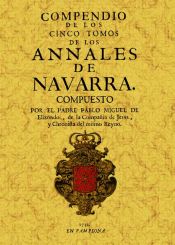 Portada de Compendio de los cinco tomos de los anales de Navarra