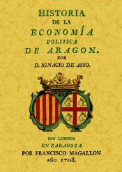 Portada de Historia de la economía política de Aragón
