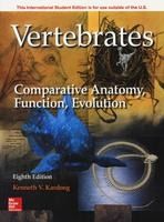 Portada de VERTEBRATES: COMPARATIVE ANATOMY FUNCTION EVOLUTION 8E