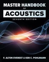Portada de Master Handbook of Acoustics, Seventh Edition