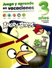 Portada de Juega y aprende en vacaciones. Angry Birds 3 años