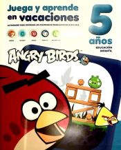 Portada de Juega y aprende en vacaciones. Angry Birds 5 años