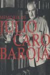 MEMORIA DE JULIO CARO BAROJA