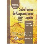 Portada de Subalternos de corporaciones locales: temario