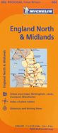 Portada de MAPA REGIONAL NORTHERN ENGLAND, MIDLANDS (11502)