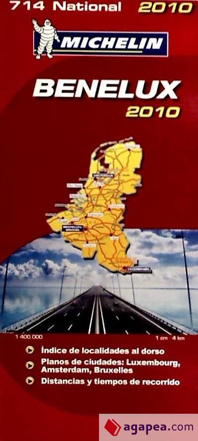 BENELUX 714 MAPA NATIONAL 2010