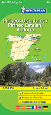 Portada de Mapa Zoom Pirineos Orientales / Pirineo Catalán, Andorra