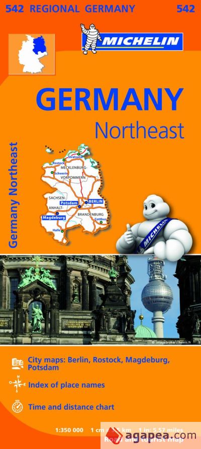 Mapa Regional Germany Northeast