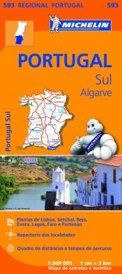 Portada de Mapa Regional Portugal Sur - Algarve