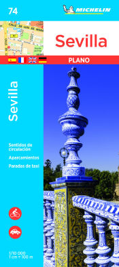 Portada de Sevilla - Michelin City Plan 74