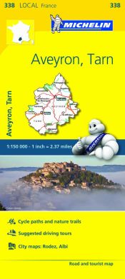 Portada de Michelin France Aveyron, Tarn Map 338