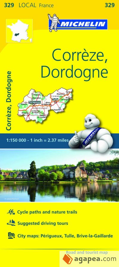 michelin dordogne map