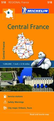 Michelin Regional Maps France Michelin Regional Maps: France: Central France Map 518 - Michelin Travel &  Lifestyle - 9782067211827