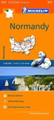 Portada de Michelin Regional Maps: France: Normandy Map 513