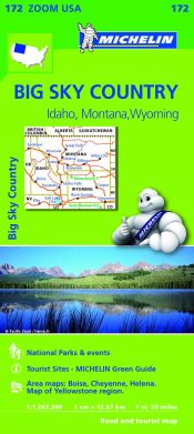 Portada de BIG SKY COUNTRY:IDAHO, MONTANA (172).MAPA ZOOM