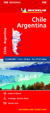 Portada de Chile Argentina National Map