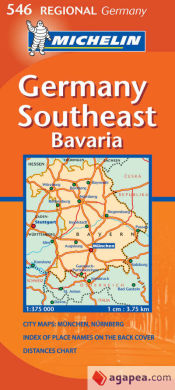 Portada de Germany Southeast Bavaria Regional Map
