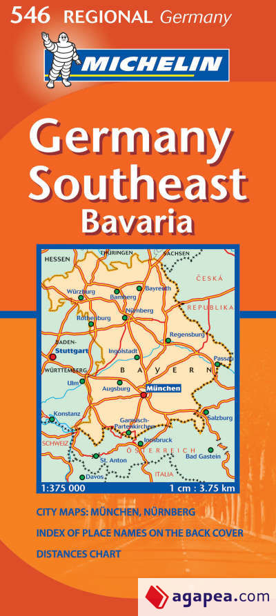 Germany Southeast Bavaria Regional Map