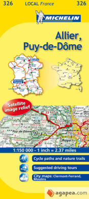 Portada de Mapa Local Allier, Puy-de-Dôme