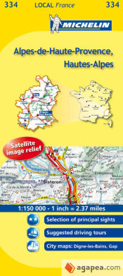 Portada de Mapa Local Alpes-de-Haute-Provence, Hautes-Alpes