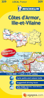 Portada de Mapa Local Côtes-d'Armor, Ille-et-Vilaine