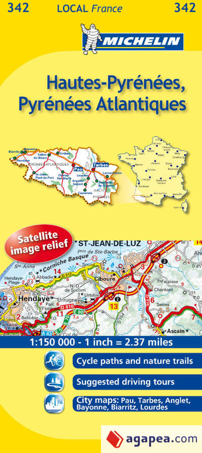 Mapa Local Hautes-Pyrénées, Pyrénées-Atlantiques