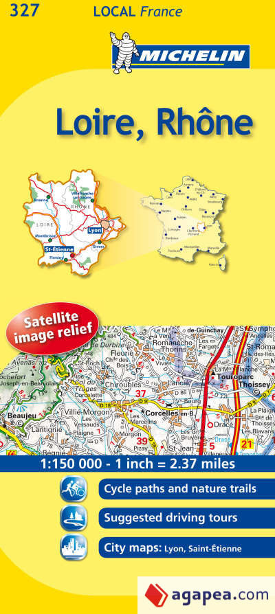 Mapa Local Loire, Rhône