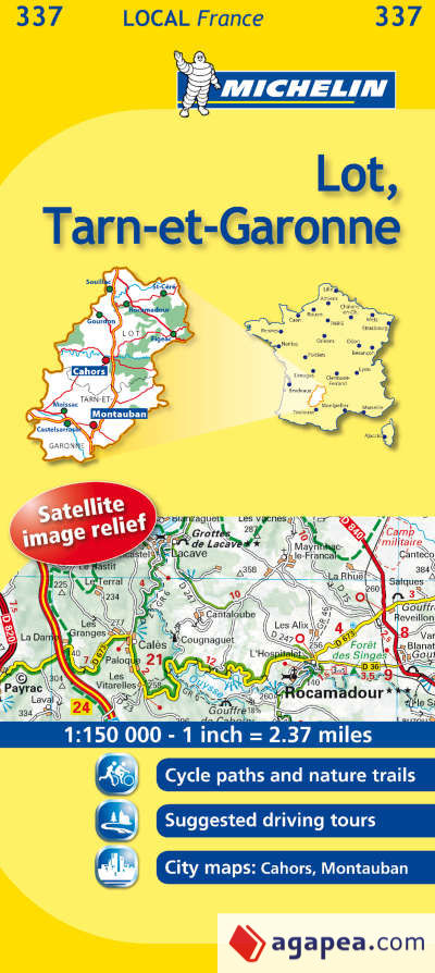 Mapa Local Lot, Tarn-et-Garonne